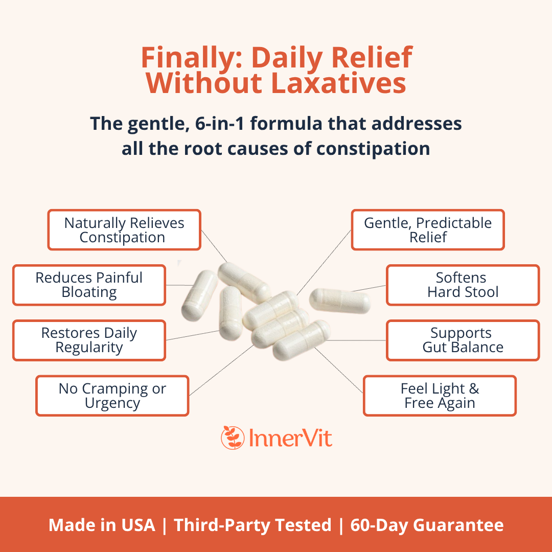 InnerVit™ Complete Digestive Comfort 6-in-1 Formula